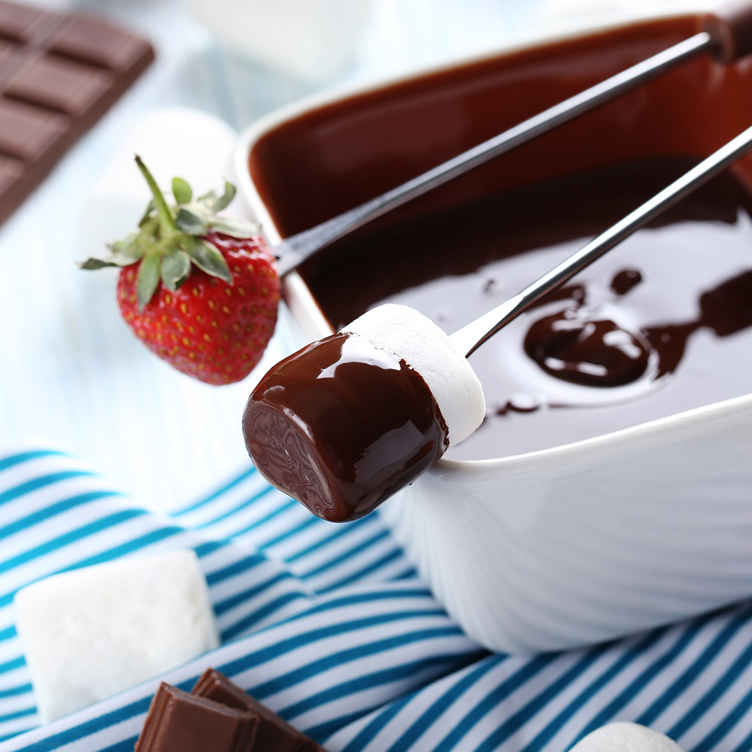 Chocolade fondue recept